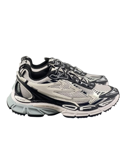 Off-White Trail Sneakers – Noir, Gris & Argent