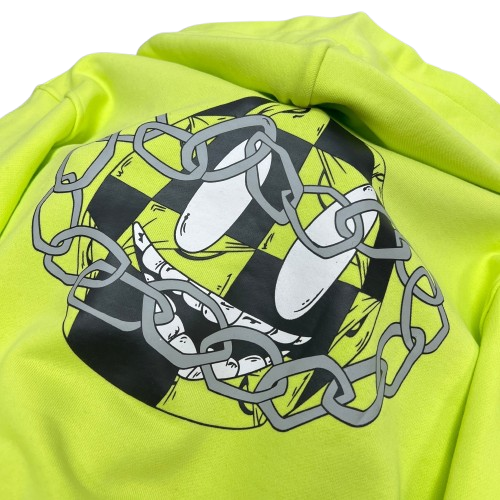 Chrome Hearts Matty Boy Link Hoodie Lime Green