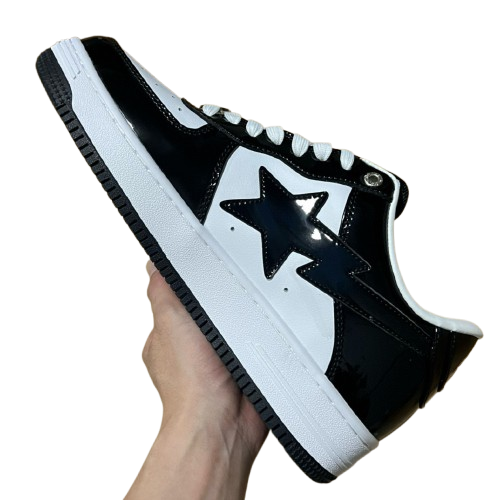 BAPE STA – Black  White Vernis
