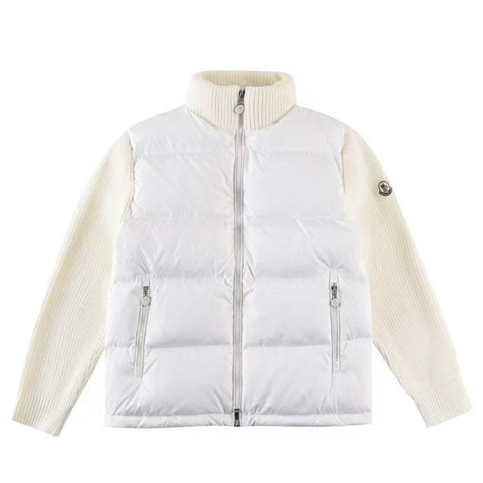 CARDIGAN MATELASSÉ EN LAINE BLANC - ÉLÉGANCE TEXTURÉE