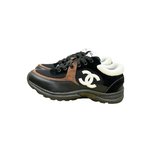 Chanel  Sneakers Noires et Brunes
