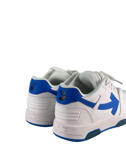 Off-White Out of Office – White / Blue (Back View)