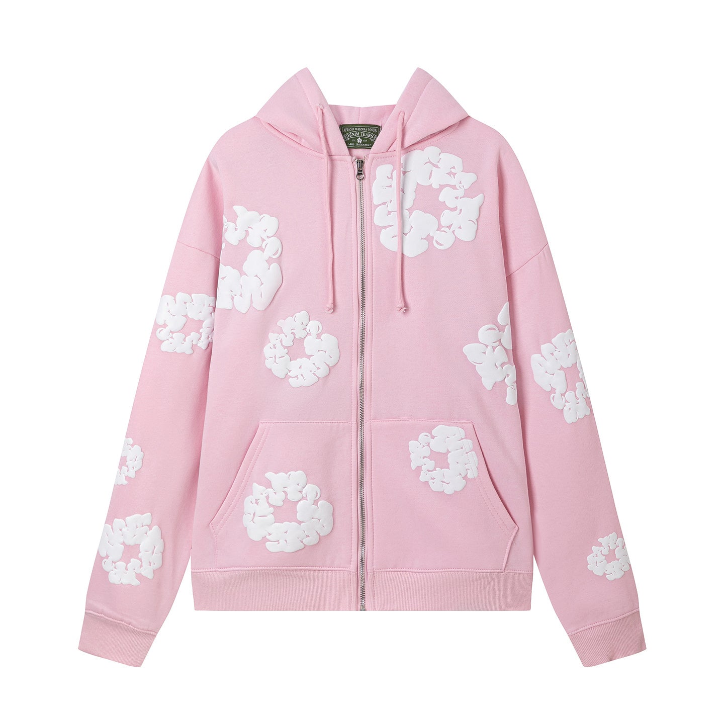 SWEAT À CAPUCHE ZIPPÉ DENIM TEARS "COURONNE" | La Majesté du Peuple