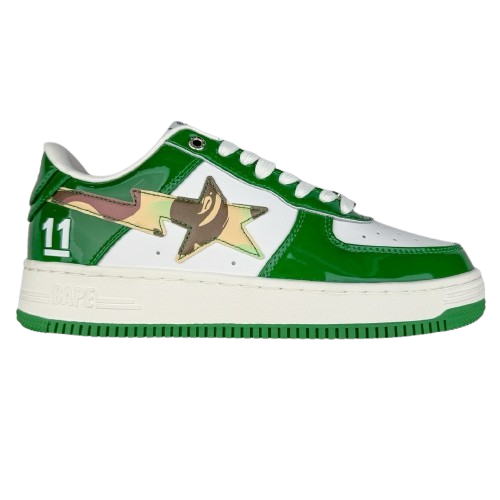 BAPE STA “Green Camo Ape Head”
