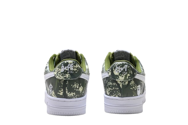 BAPE STA “Green Camo Patent”
