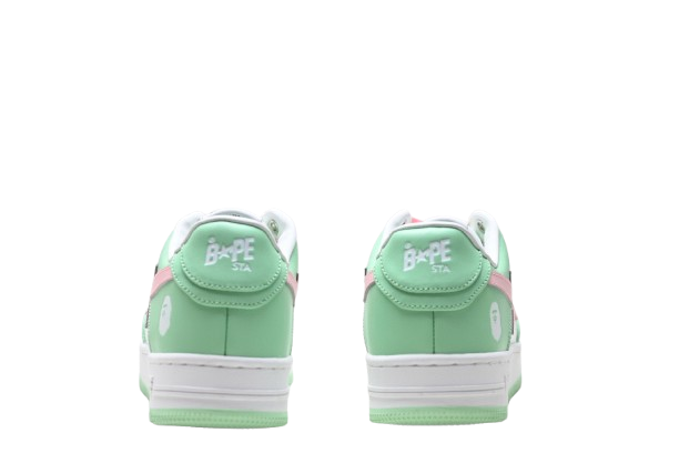 BAPE STA Low “Mint Pink”