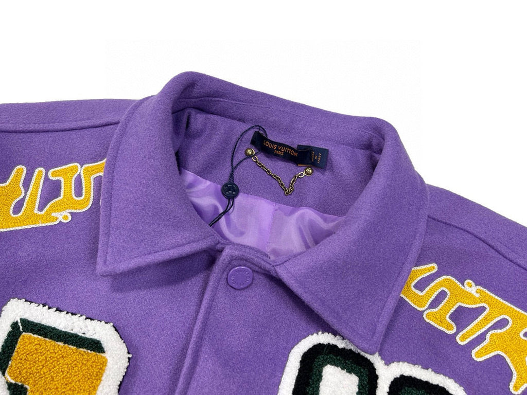 BLOUSON VARSITY LOUIS VUITTON VIOLET | L'Audace Sportive & Luxe
