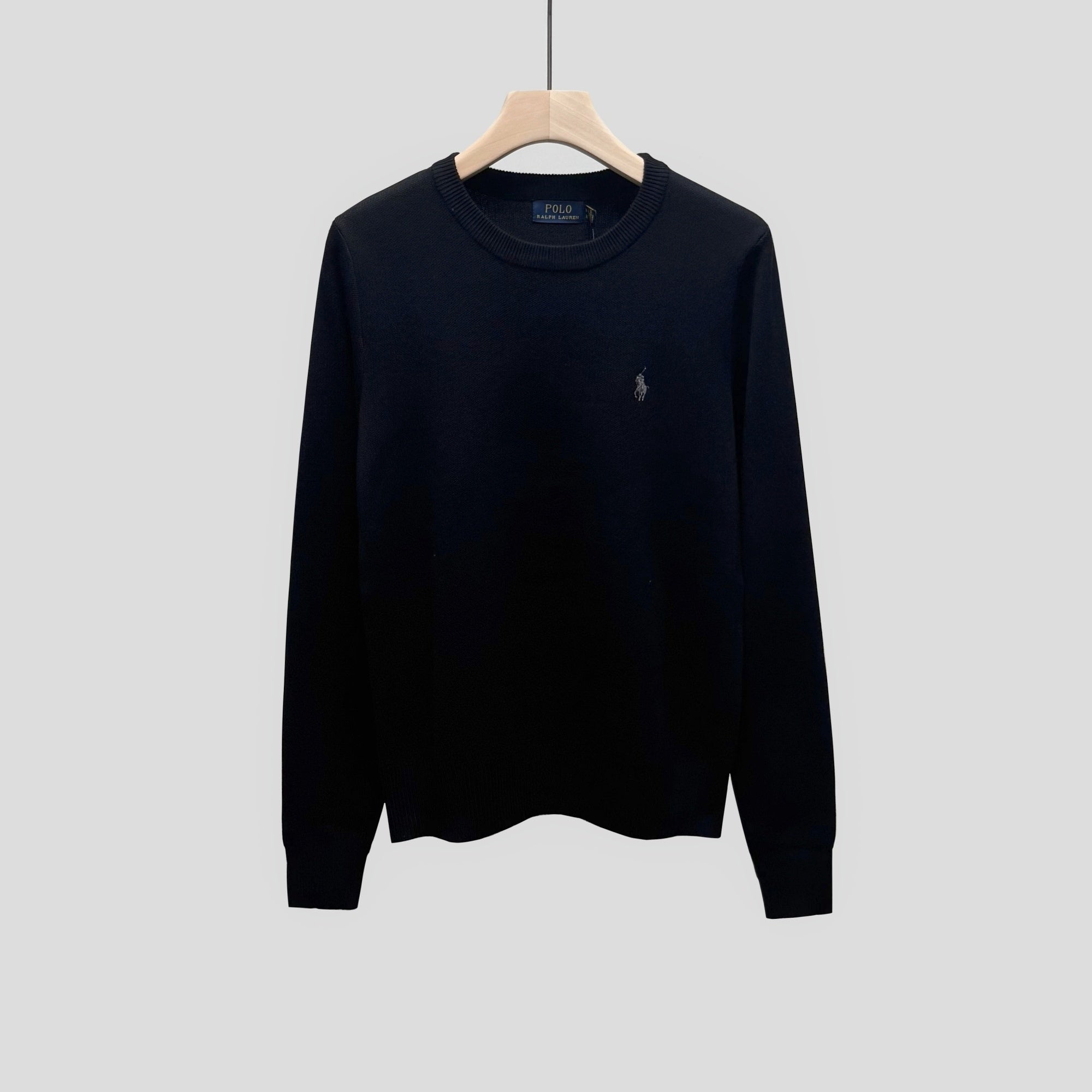 PULLOVER RALPH LAUREN MESH-KNIT COTTON CREWNECK | L'Élégance Respirante