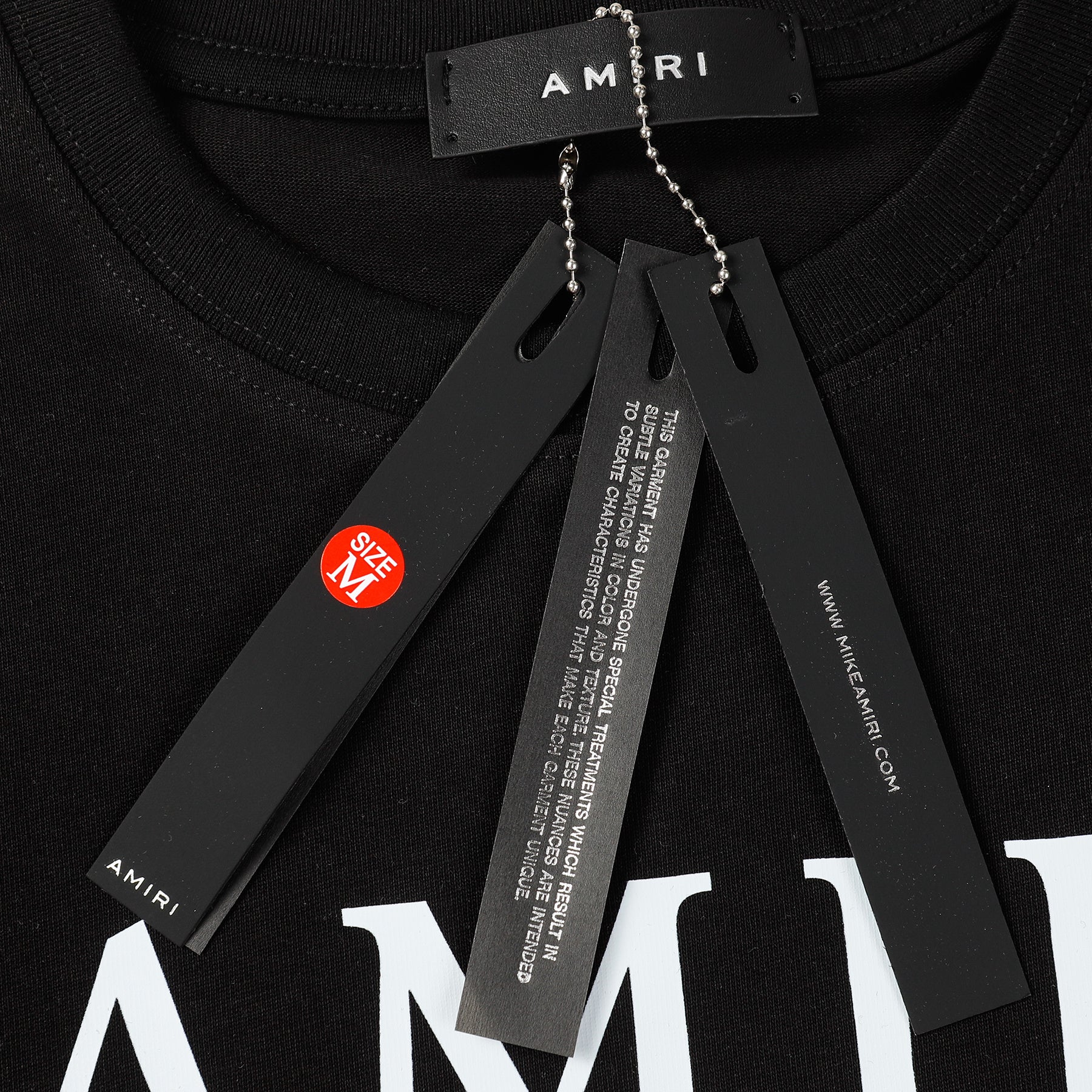 T-SHIRT AMIRI NOIR/BLANC | La Dualité Parfaite
