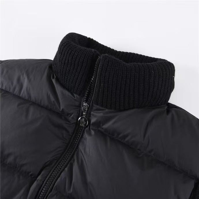 CARDIGAN ZIPÉ MATELASSÉ EN LAINE ET CACHEMIRE - CONFORT NOBLE & MODERNITÉ