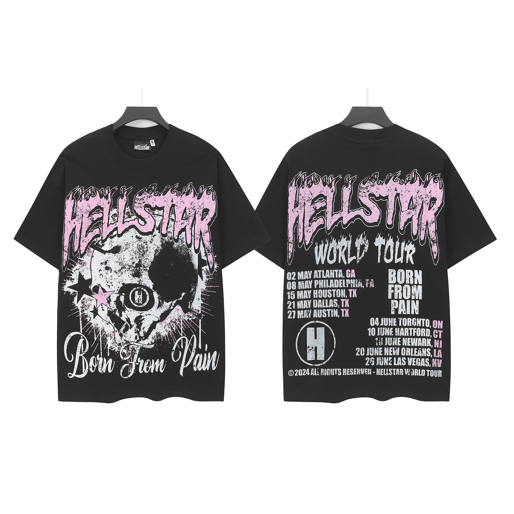 T-SHIRT HELLSTAR "BORN FROM PAIN" | La Force Née de l'Épreuve