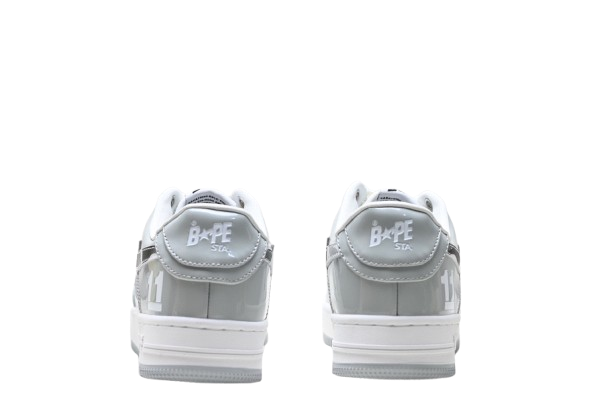 BAPE STA Low “Silver White”