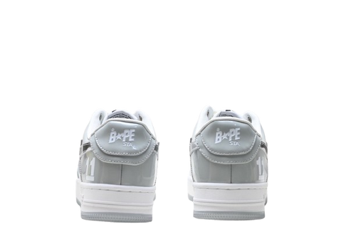 BAPE STA Low “Silver White”