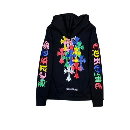 SWEAT CHROME HEARTS CROSS « WHITE/MULTICOLOR » | La Croix Arc-En-Ciel