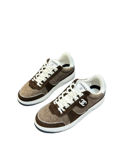 Chanel Sneaker Brun & Laine Mélangée