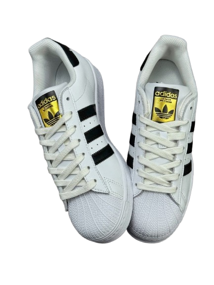 ADIDAS SUPERSTAR - LA BASKET ICONIQUE SHELL TOE - BLANCHE & ORIGINALE