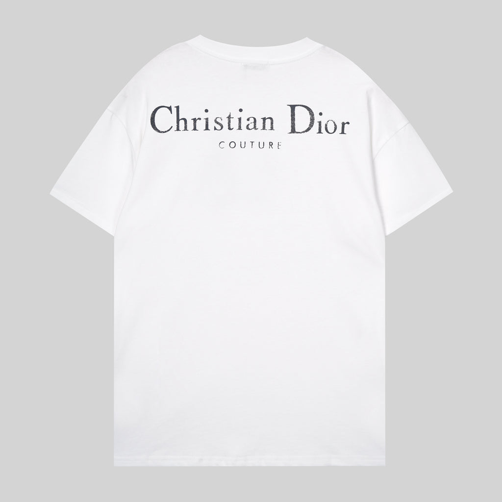 T-SHIRT CHRISTIAN DIOR NOIR ET BLANC | La Dualité Élégante