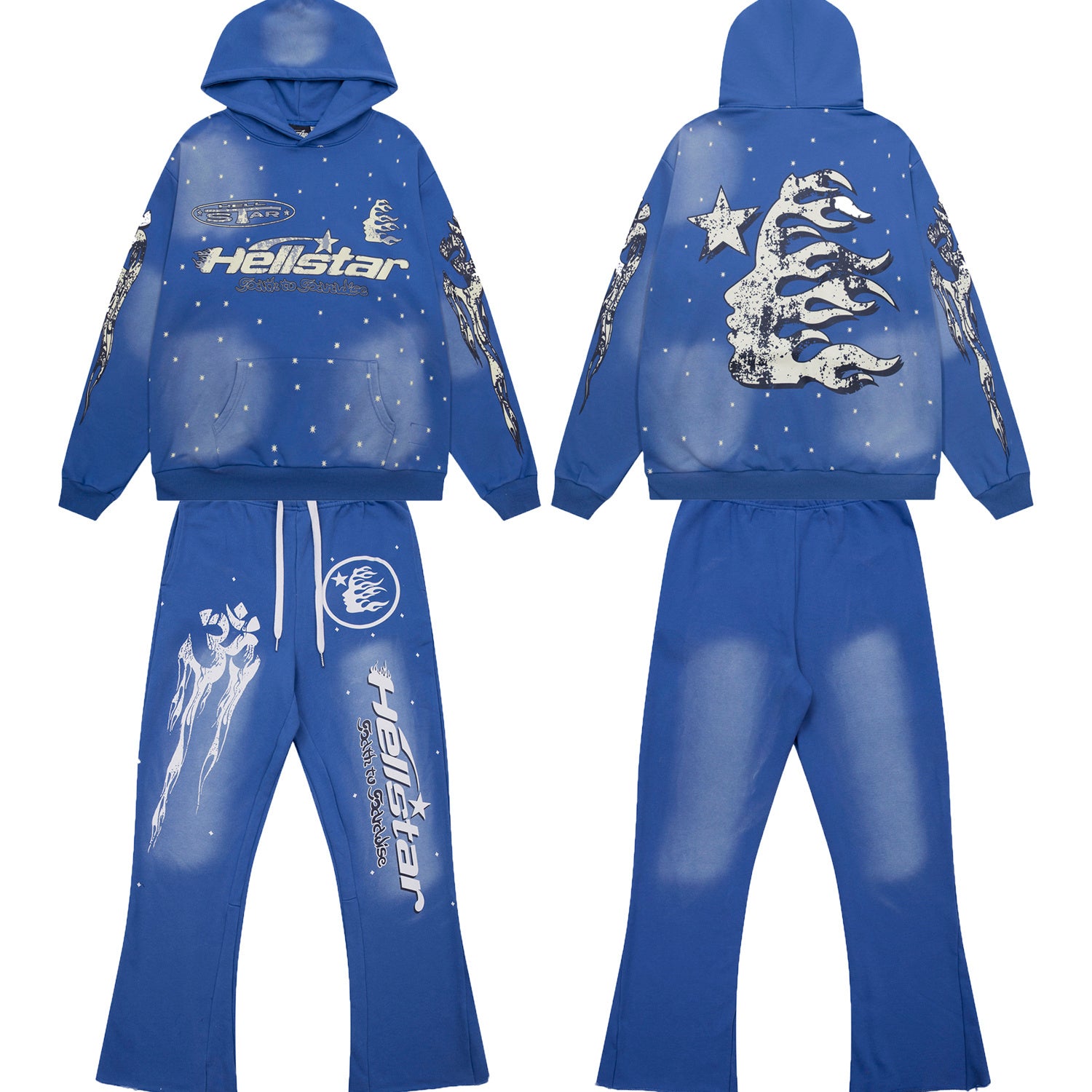 ENSEMBLE HELLSTAR RECORD BLEU | Le Son des Ombres