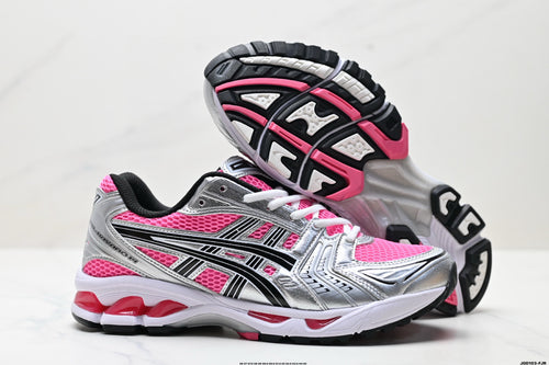 ASICS GEL-KAYANO 14 ROSE GLO – BASKETS RUNNING VINTAGE – COLORIS ROSE VIF
