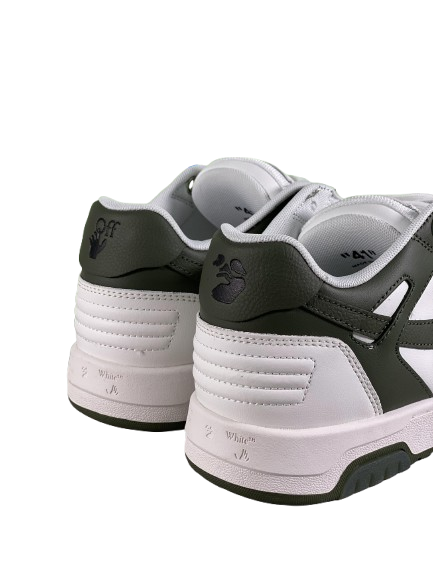 Off-White Out of Office Low – White / Dark Green