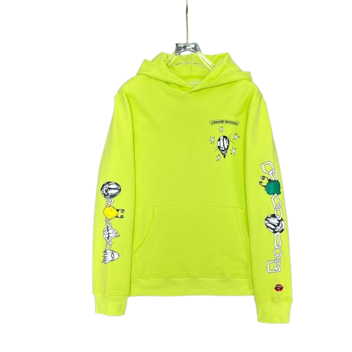 Chrome Hearts Matty Boy Link Hoodie Lime Green