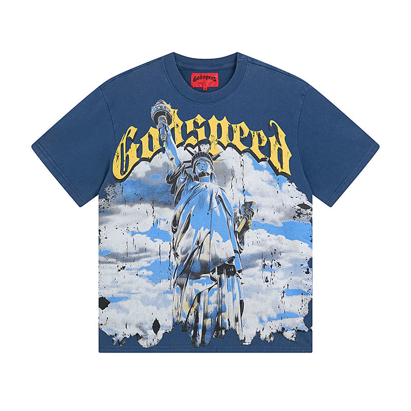 T-SHIRT GODSPEED CHROME LIBERTY | L'Éclat de la Liberté