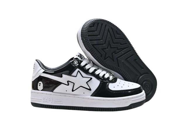 BAPE STA Low “Black & White”