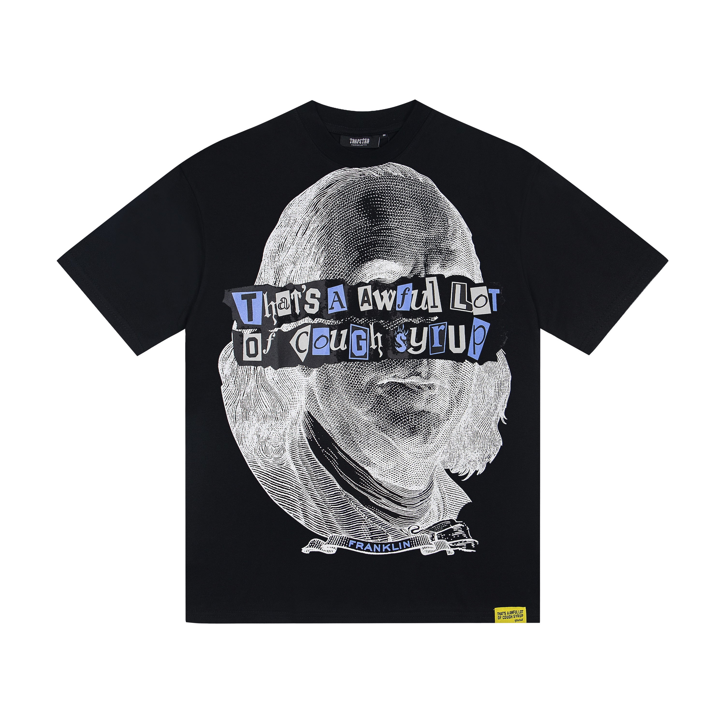 T-SHIRT TRAPSTAR X COUGH SYRUP BENJAMIN FRANKLIN | L'Icône Réinventée