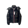 DOUDOUNE À CAPUCHE MONTBELIARD NOIR - MONCLER