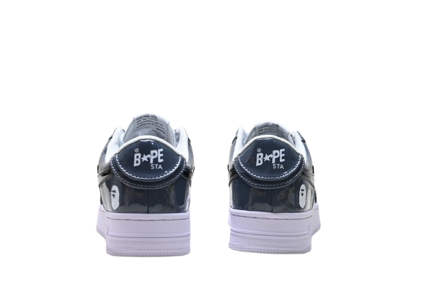 BAPE STA – Gris & Noir Vernis