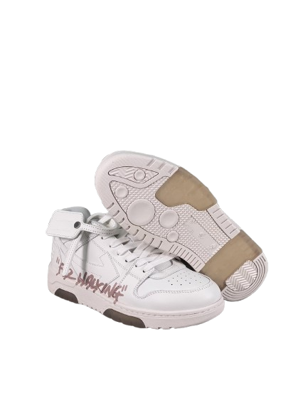 Off-White Mid "Scribble White"