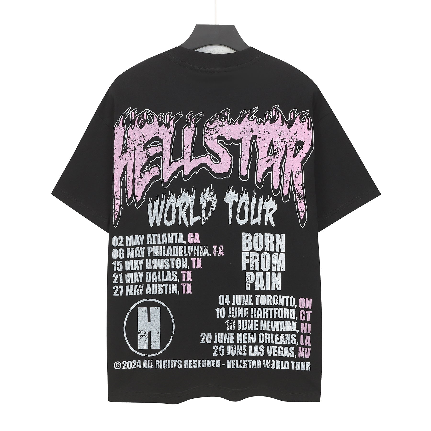 T-SHIRT HELLSTAR "BORN FROM PAIN" | La Force Née de l'Épreuve