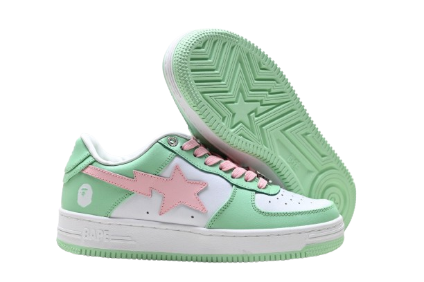 BAPE STA Low “Mint Pink”