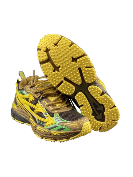 Off-White Odsy – Brown / Yellow / Green