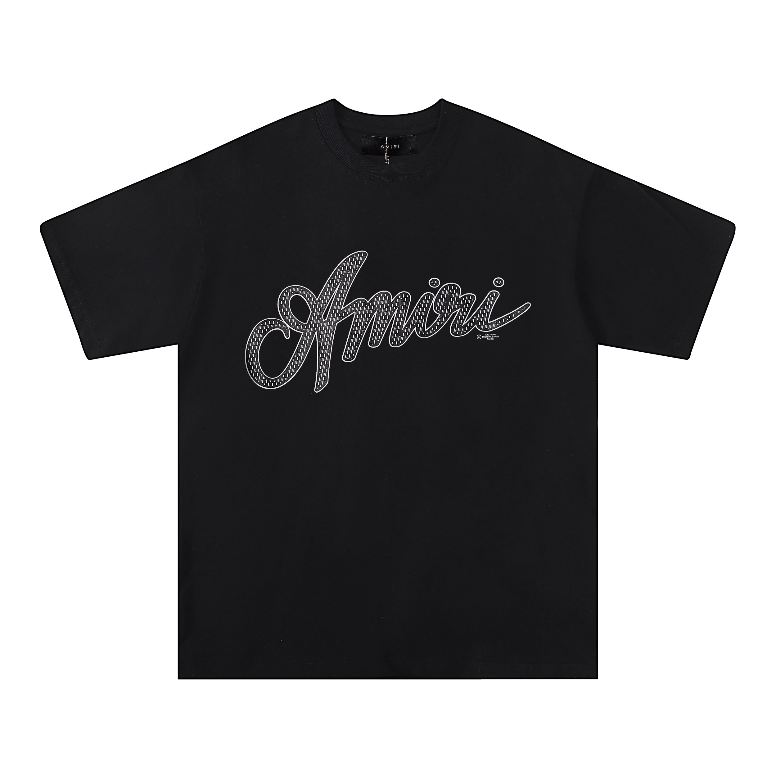 T-SHIRT AMIRI SCRIPT NOIR | L'Écriture du Luxe