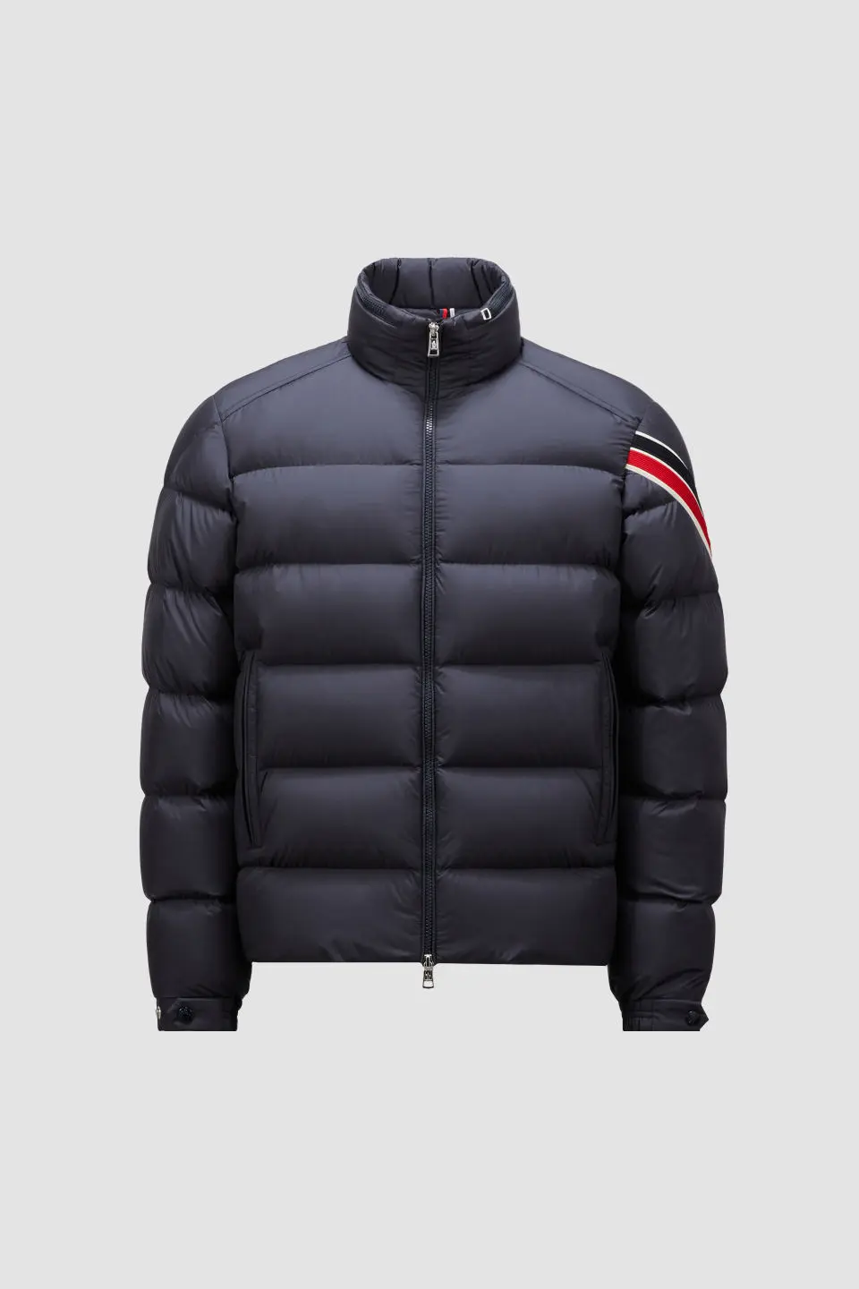 DOUDOUNE MONCLER À PATCH LOGO BLEU | ICÔNE REVISITÉE