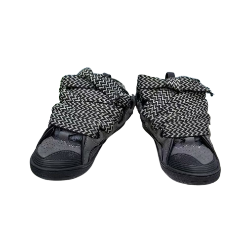 Lanvin Curb Sneakers – Édition Premium Noir & Gris