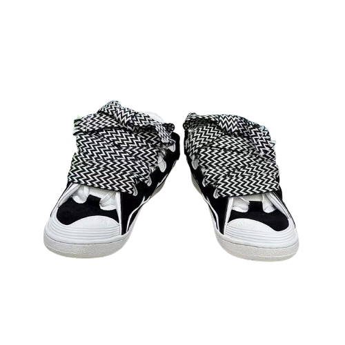 Lanvin Curb Sneakers – Édition Premium Noir & Blanc