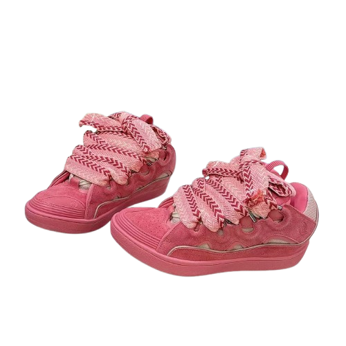 Lanvin Curb Sneakers – Édition Premium Rose
