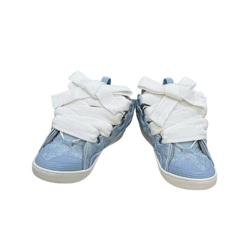 Lanvin Curb Sneakers – Édition Premium Bleu & Blanc