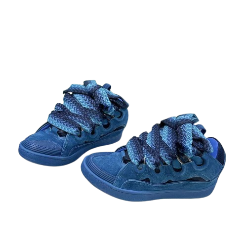 Lanvin Curb Sneakers – Édition Premium Bleu Marine