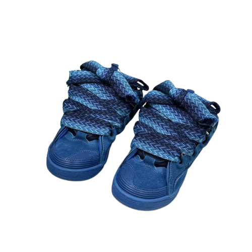 Lanvin Curb Sneakers – Édition Premium Bleu Marine