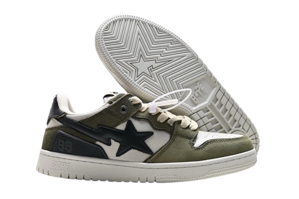 BAPE SK8 STA – Olive & Noir