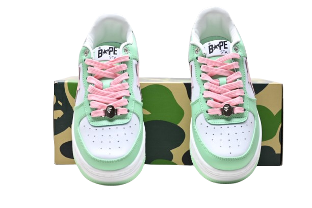 BAPE STA Low “Mint Pink”