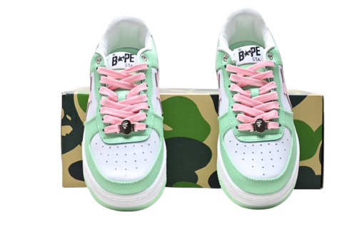BAPE STA Low “Mint Pink”
