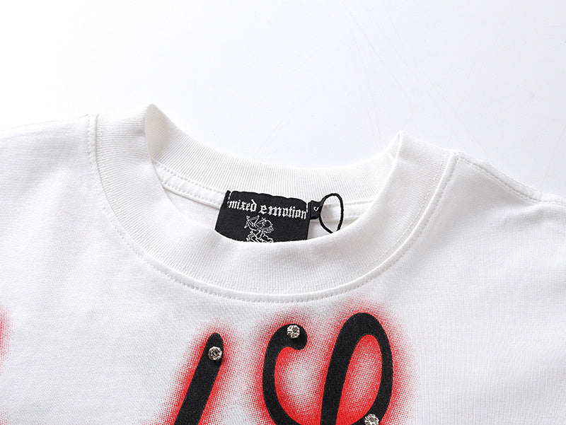 T-SHIRT MIXED EMOTION ROUGE | La Passion à Vif