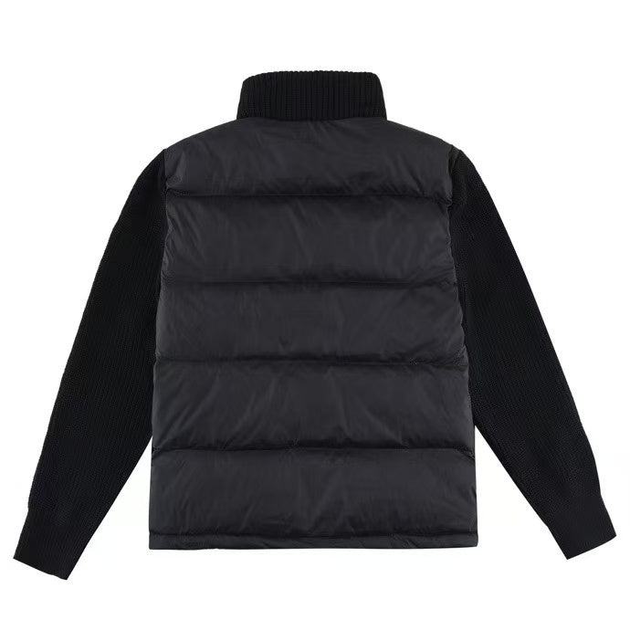 CARDIGAN ZIPÉ MATELASSÉ EN LAINE ET CACHEMIRE - CONFORT NOBLE & MODERNITÉ