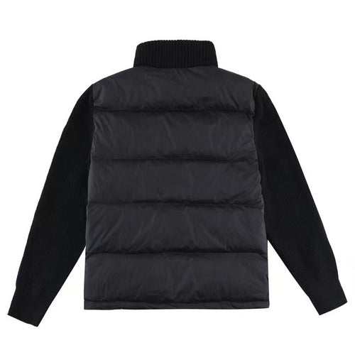 CARDIGAN ZIPÉ MATELASSÉ EN LAINE ET CACHEMIRE - CONFORT NOBLE & MODERNITÉ