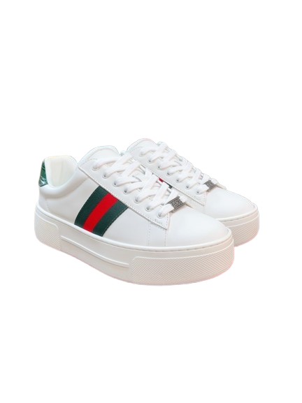 GUCCI BASKETS ACE EN CUIR - L'ICÔNE BRODÉE DU LUXE DÉCONTRACTÉ