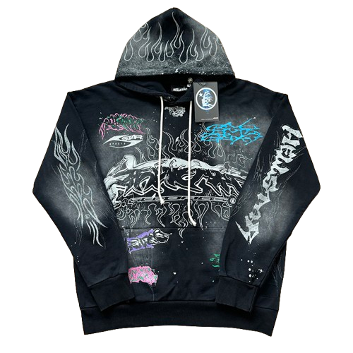 HOODIE HELLSTAR GRAPHIC | L'Icone du Streetwear Ténébreux